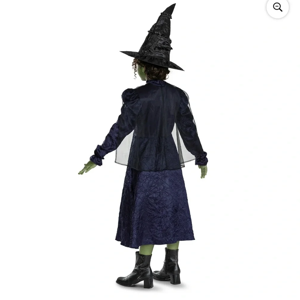 Wicked Elphaba Costume for Children,‎ Girls Large (10/12) - Picture 3 of 3